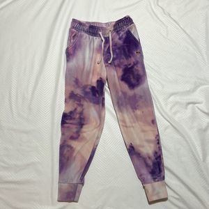JUSTICE tie dye joggers